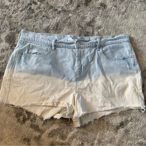 Acid Washed Jean Shorts